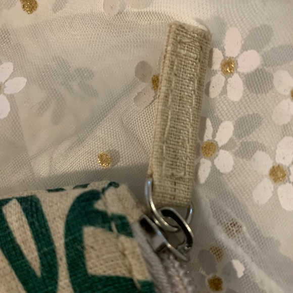 The Body Shop Cotton/Linen Blend Makeup/Travel Bag - Picture 8 of 12